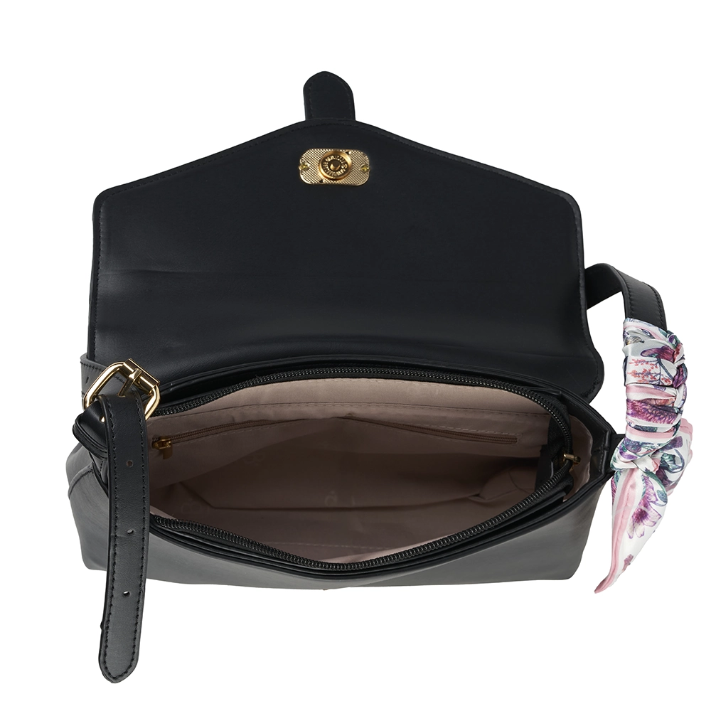 Bolso LB Tipo Bandolero Suzeth Negro