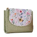 Billetera Pequeña Para Dama Damaris Verde Aqua