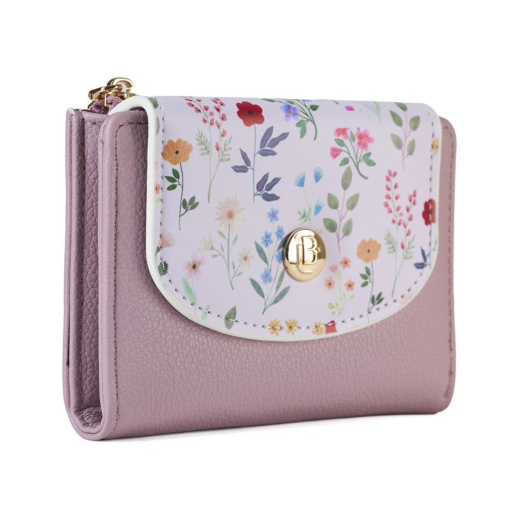Billetera Pequeña Para Dama Damaris Lila