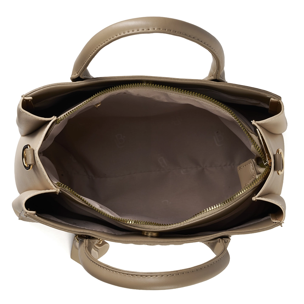 Bolso LB Tipo Tote Aria Taupe Clásico