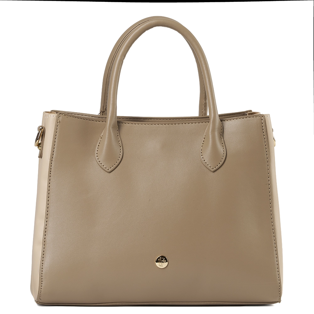 Bolso LB Tipo Tote Aria Taupe Clásico