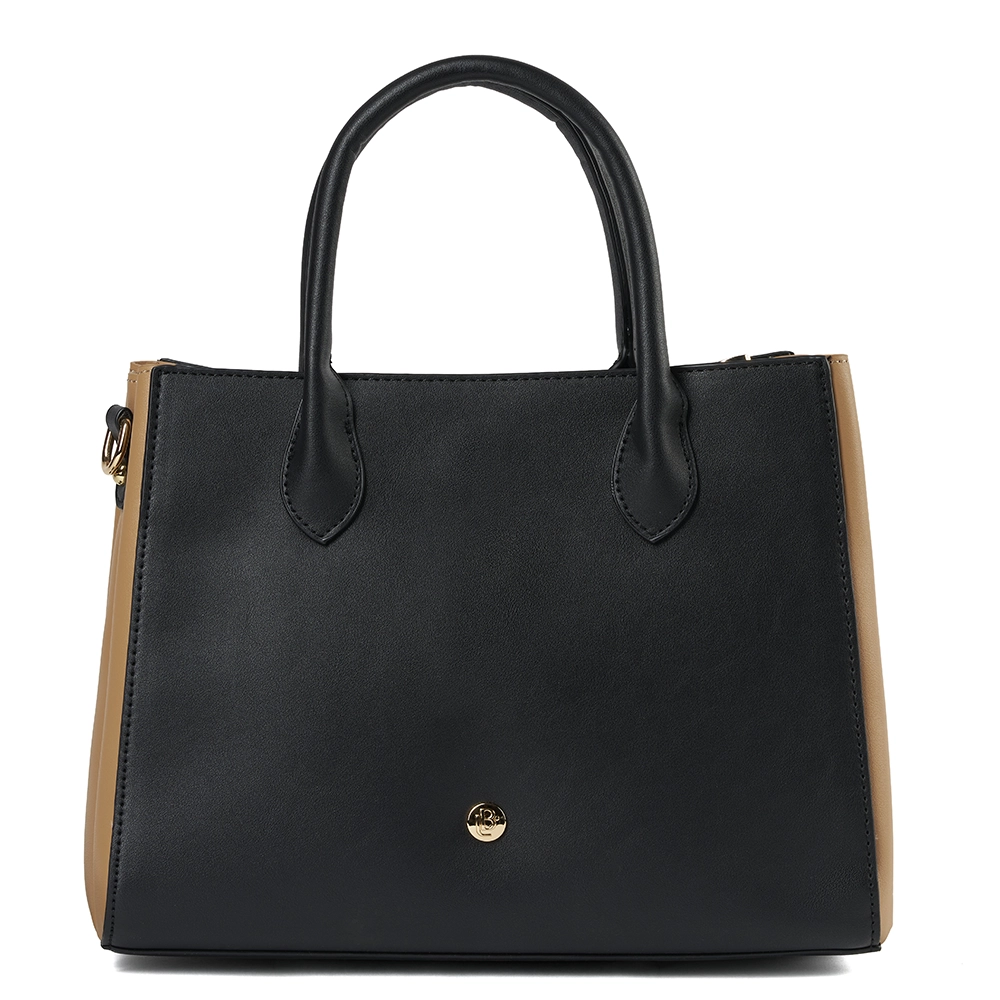 Bolso LB Tipo Tote Aria Negro Camel