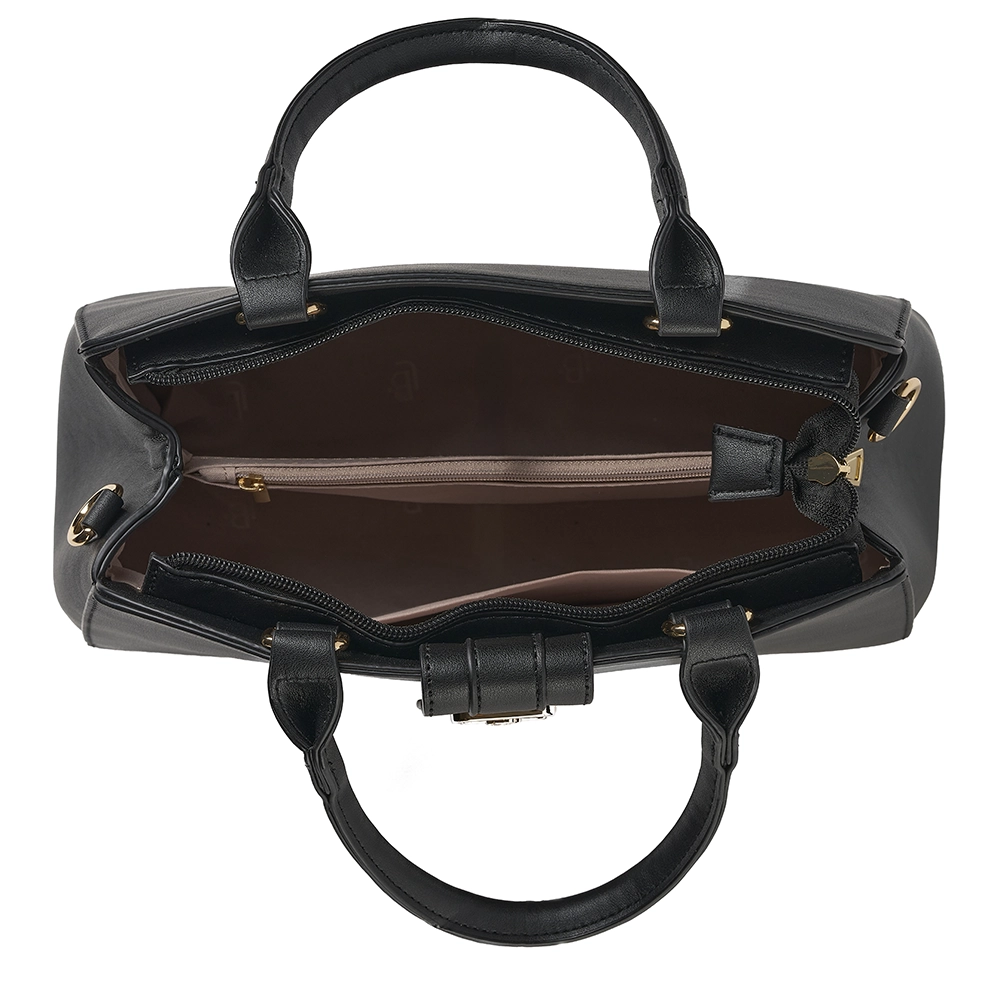 Bolso LB Tipo Satchel Jazmin Negro