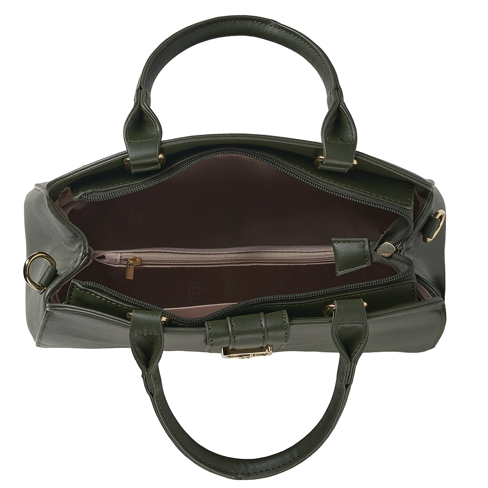 Bolso LB Tipo Satchel Jazmin Verde Oliva