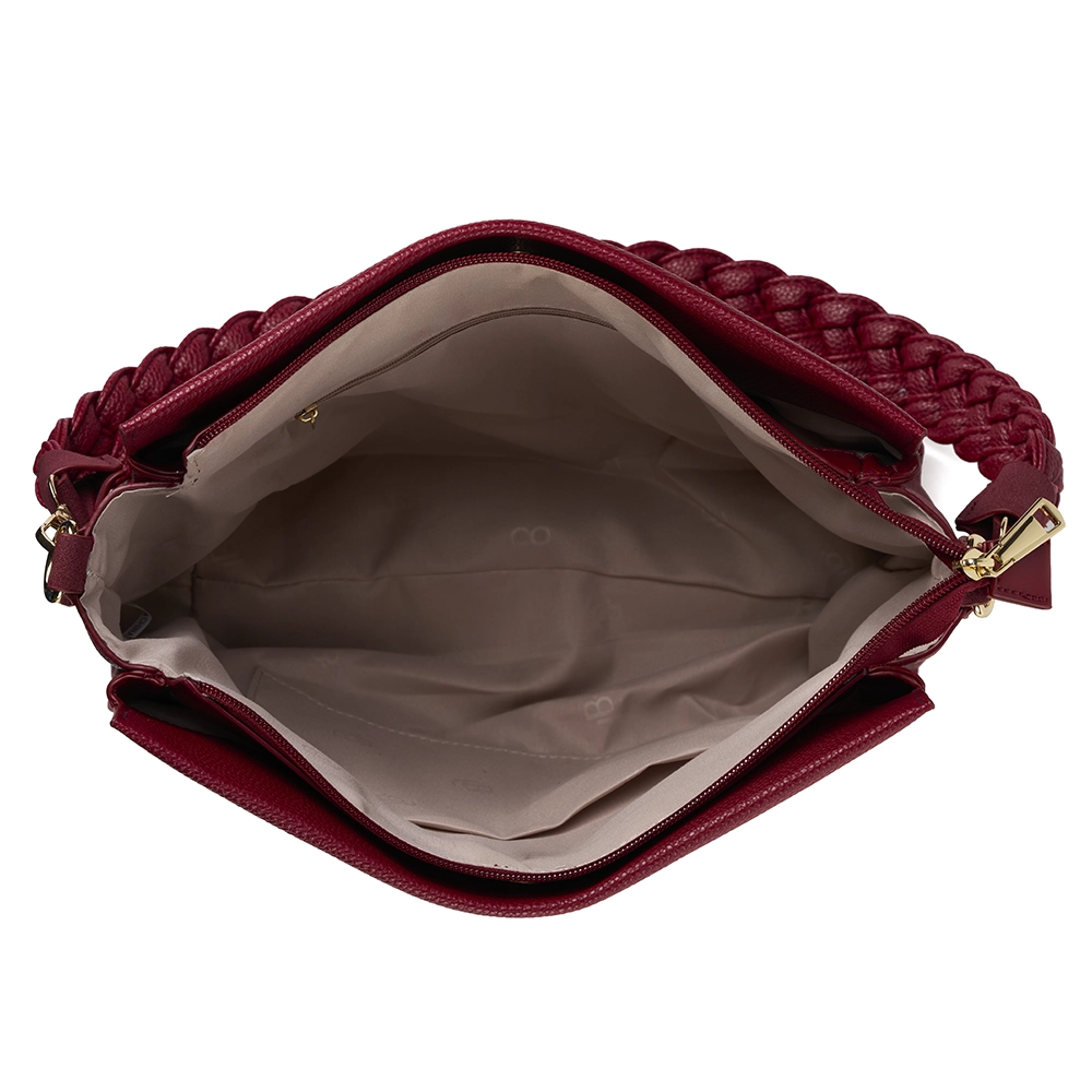 Bolso LB Tipo Tote Madai Burdeos