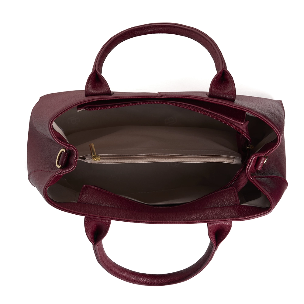 Bolso LB Tipo Satchel Sady Tinto