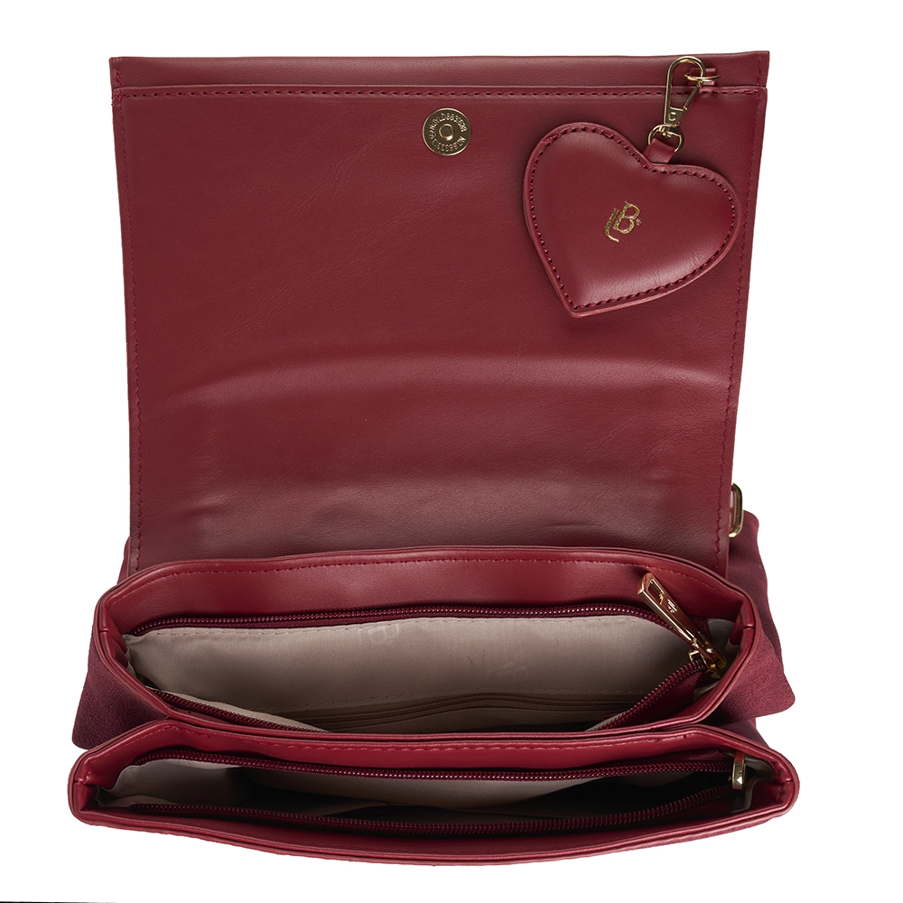 Bolso LB Tipo Mochila Colección Sady Burdeos