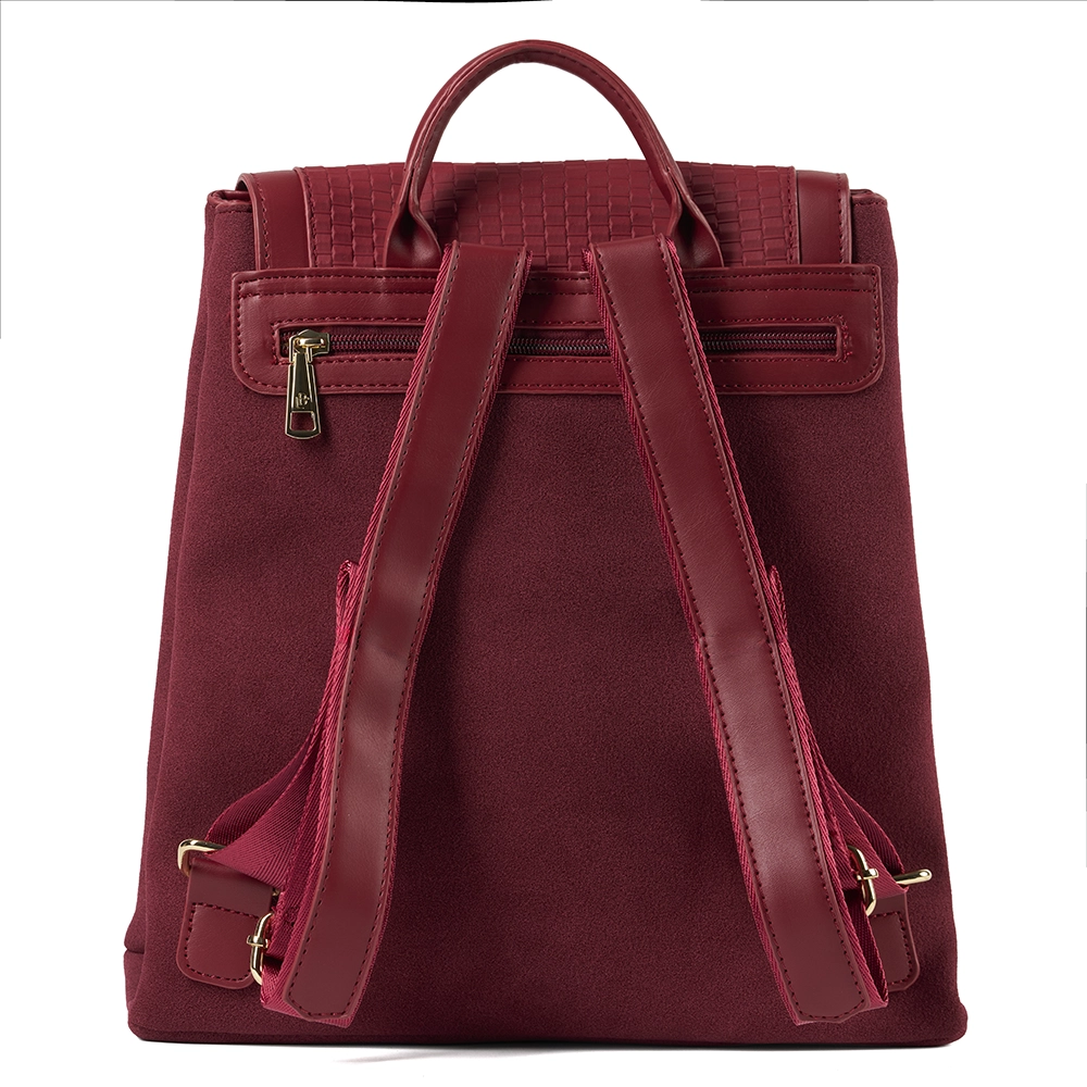 Bolso LB Tipo Mochila Colección Sady Burdeos