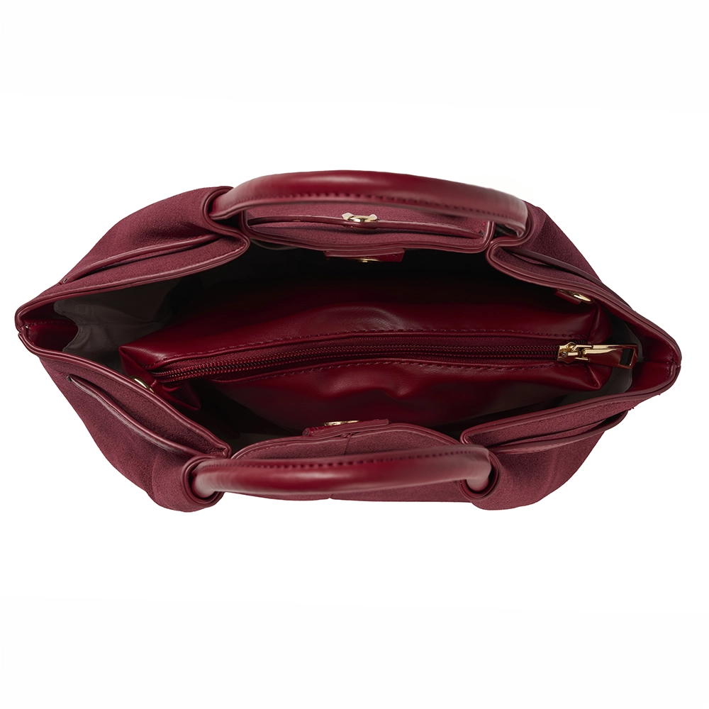 Bolso LB Tipo Hobo Marcela Burdeos