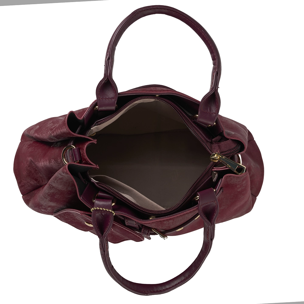 Bolso LB Tipo Satchel Marissa Burdeos