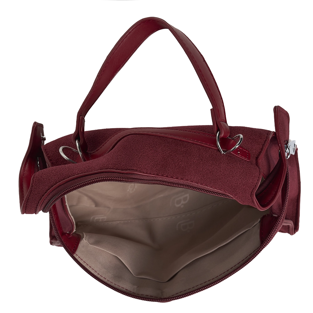 Bolso LB Mini Satchel Rowana Burdeos