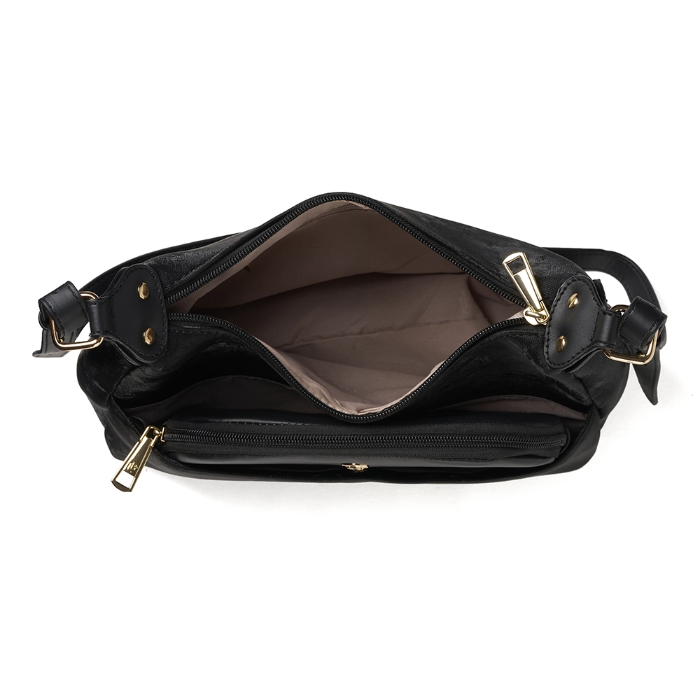 Bolso LB Tipo Hobo Caeli Negro