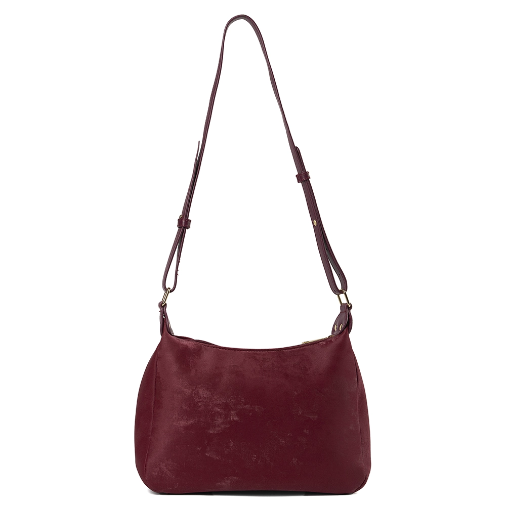 Bolso LB Tipo Hobo Caeli Burdeos