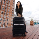 Maleta Swissbrand Marble Black 24"