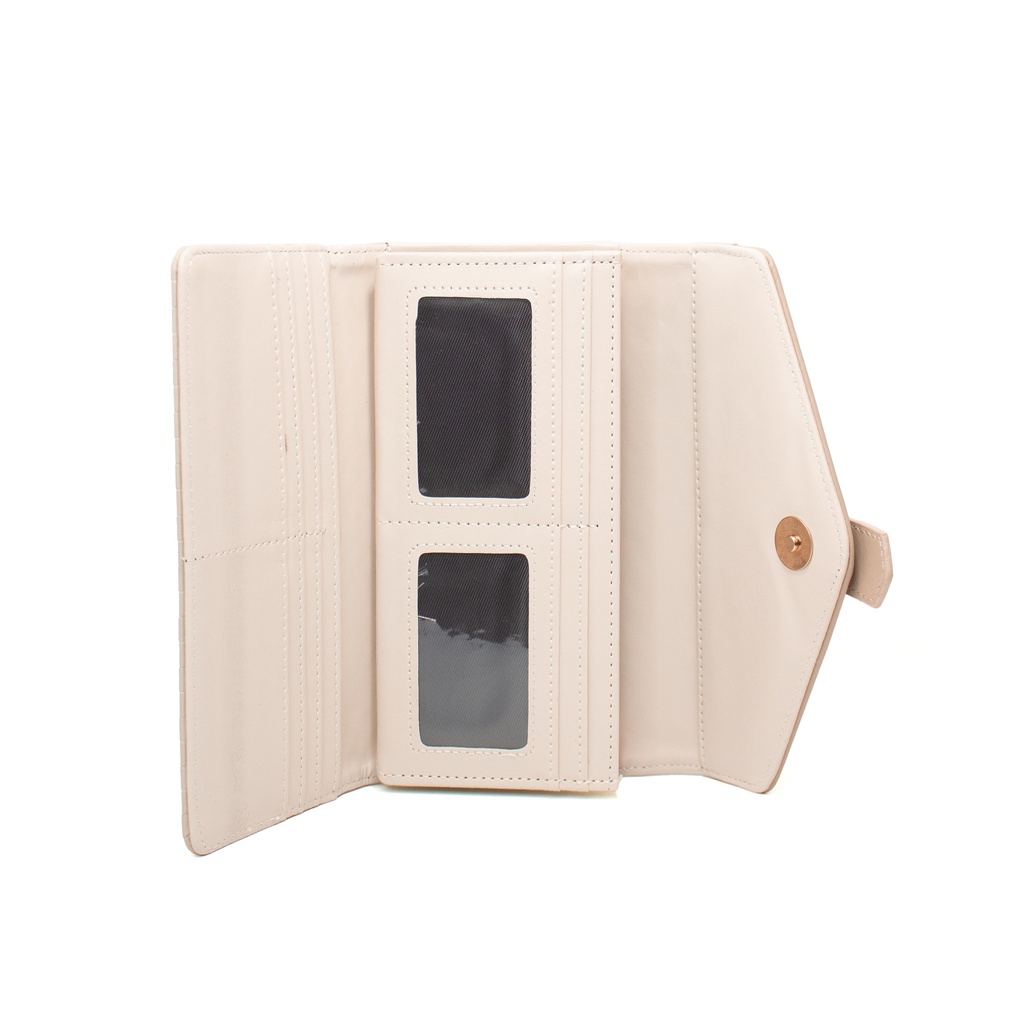 Billetera Grande LB Para Mujer Mayana Beige