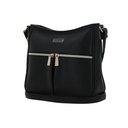 Bolso Tipo Bandolero Negro Madison Malana