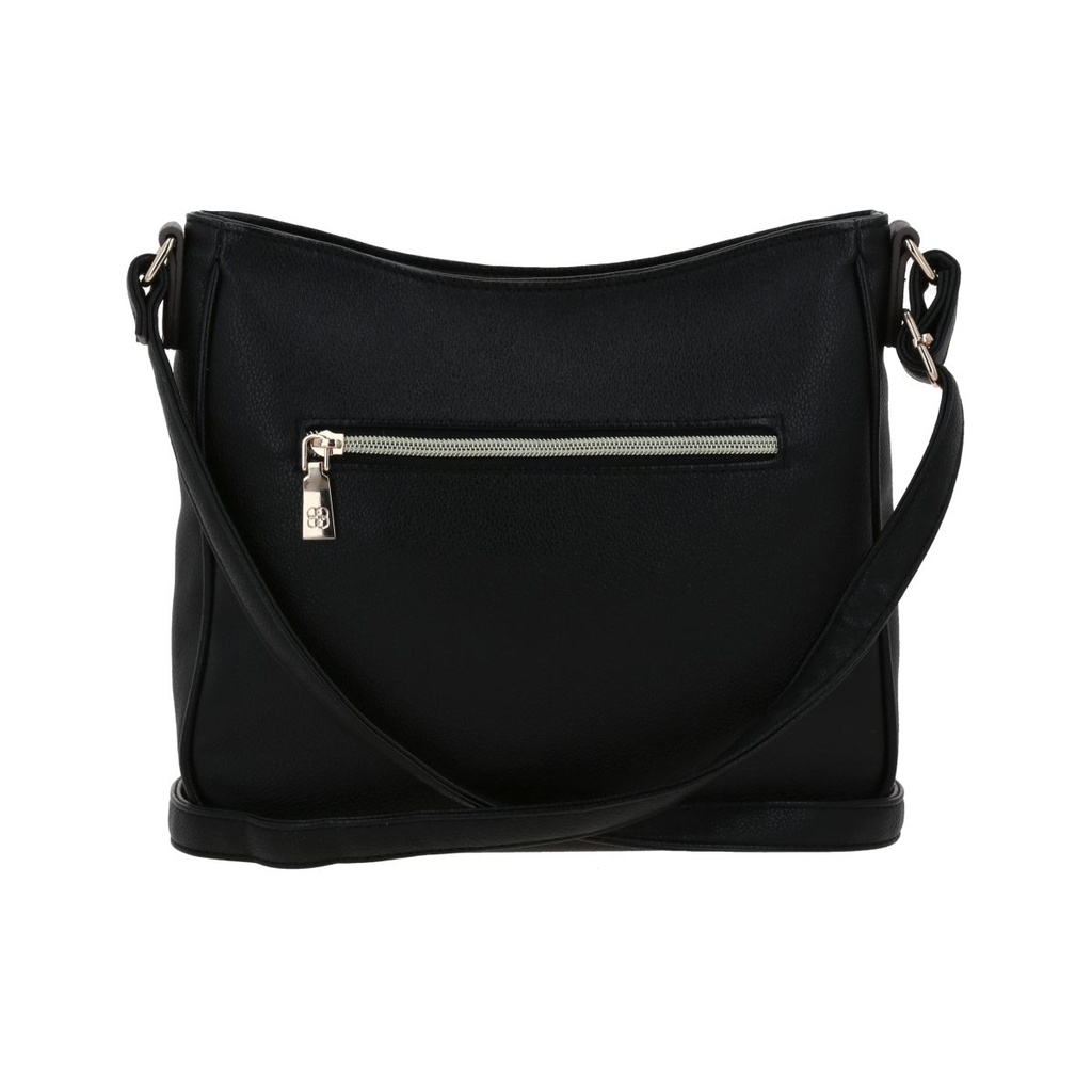 Bolso Tipo Bandolero Negro Madison Malana