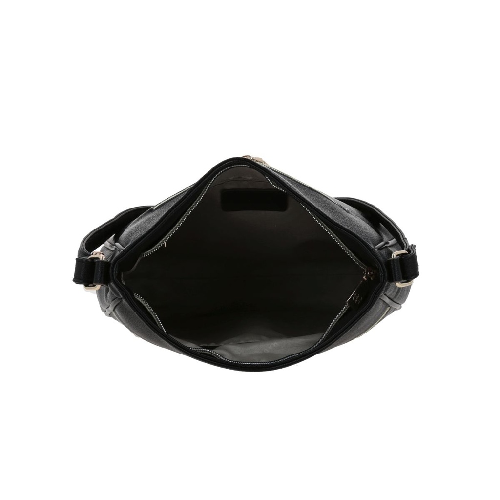 Bolso Tipo Bandolero Negro Madison Malana