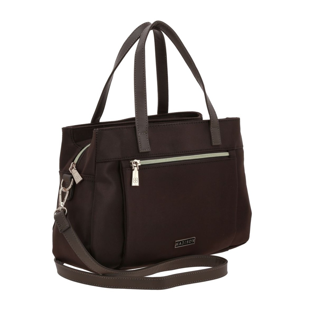 Bolso Tipo Tote Madison Felicia Café Oscuro