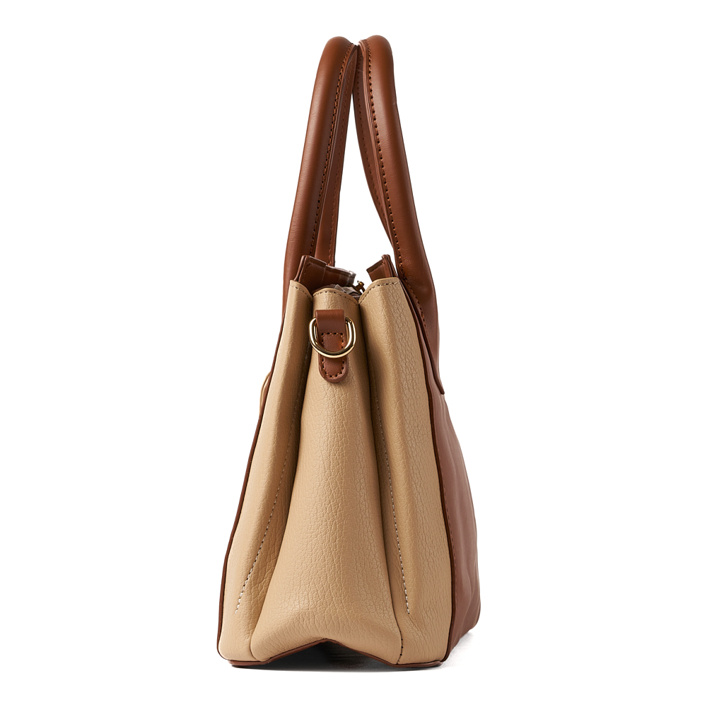 Bolso LB Tipo Satchel Lourdes Café