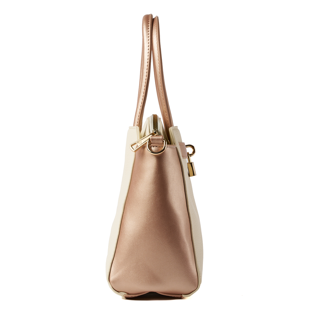 Bolso LB Tipo Satchel Aylen Oro Rosa
