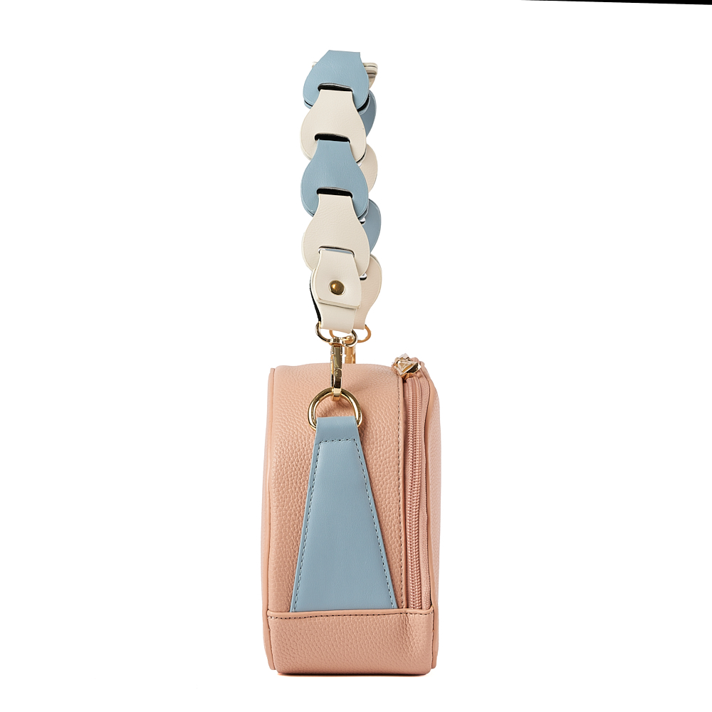 Bolso LB Tipo Bandolera Media Luna Rosa
