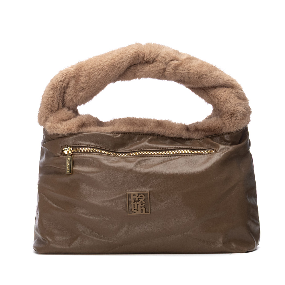 Bolso Refesh Tipo Satchel Taupe