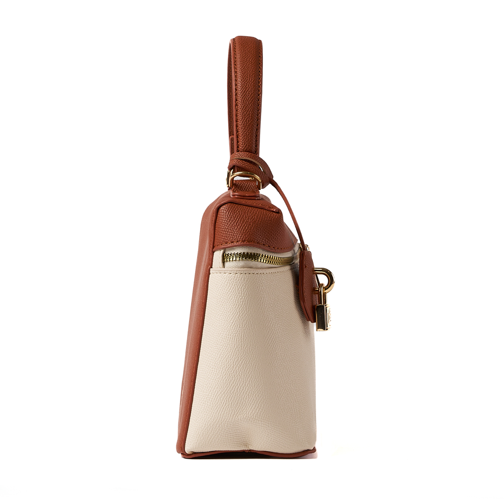 Bolso LB Tipo Bandolero Dany Beige Mlt