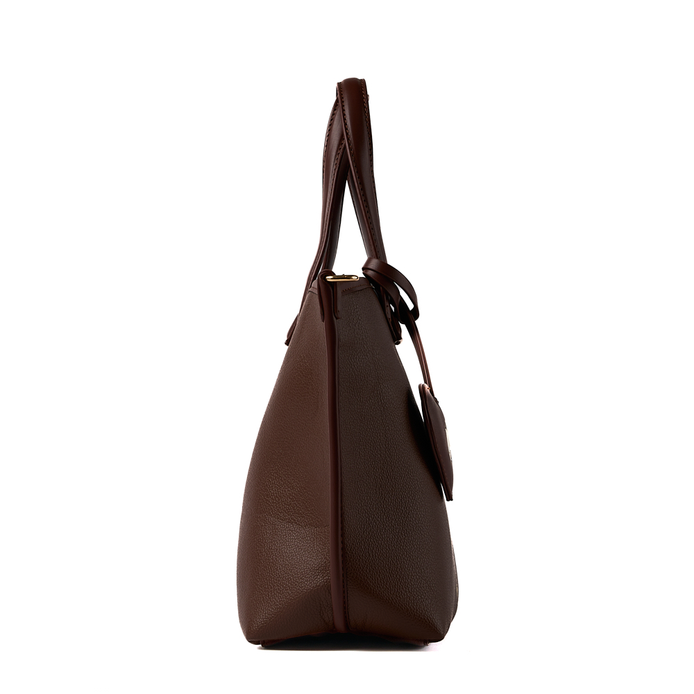 Bolso LB Tipo Satchel Violeta Café