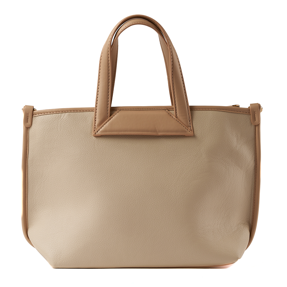 Bolso LB Tipo Satchel Violeta Beige