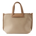 Bolso LB Tipo Satchel Violeta Beige
