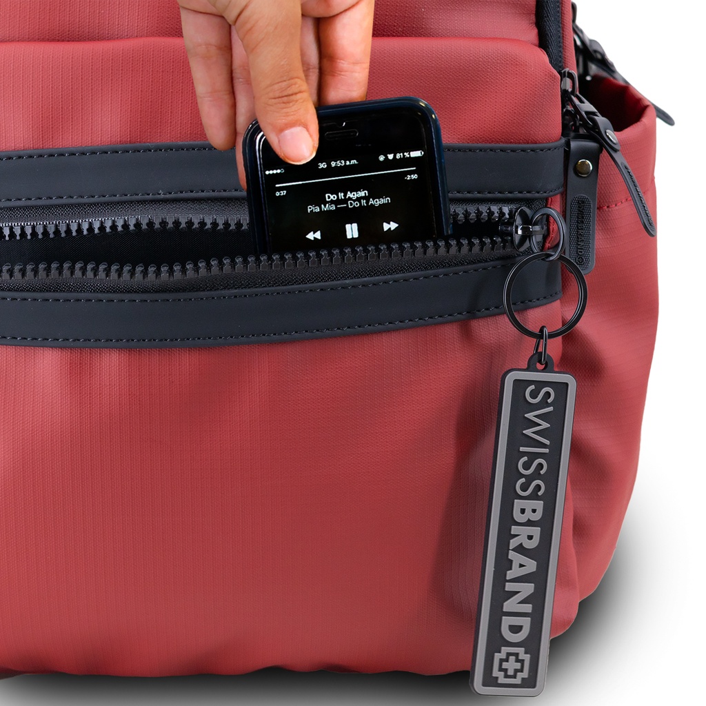 Mochila Swissbrand Charella Dark Red