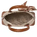 Bolso Madelin Tipo Bandolero Bowling Beige