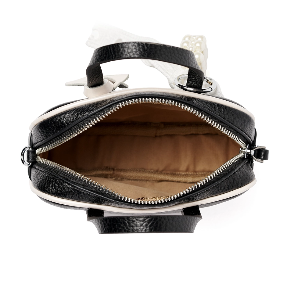 Bolso Bandolero Madelin Joy Y Pearl Negro