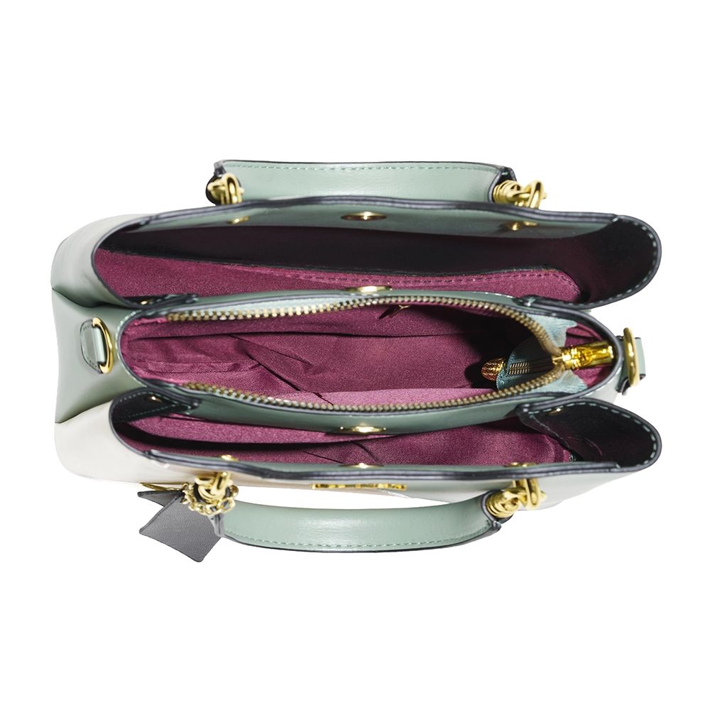 Bolso Madelin Tipo Satchel Anahi Aqua