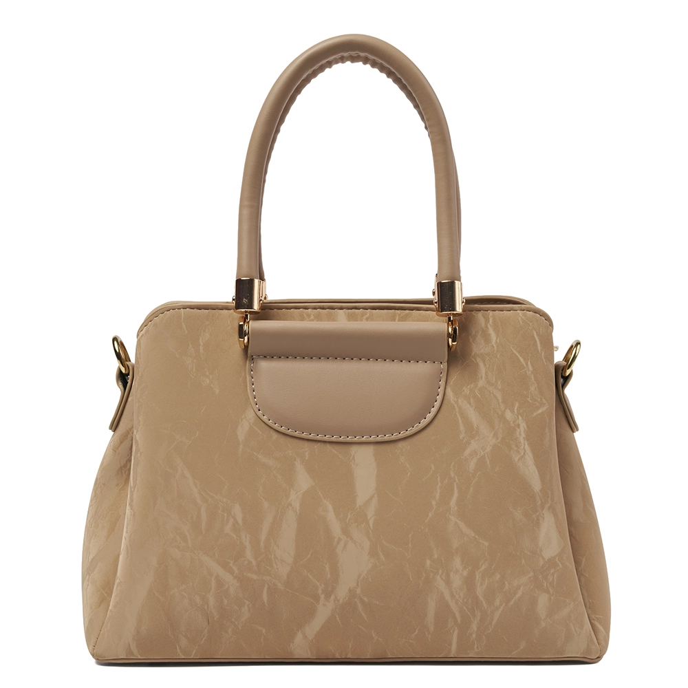 Bolso Madelin Tipo Satchel Vanessa Beige
