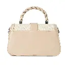 Bolso Tipo Bandolero Madelin Secret Beige