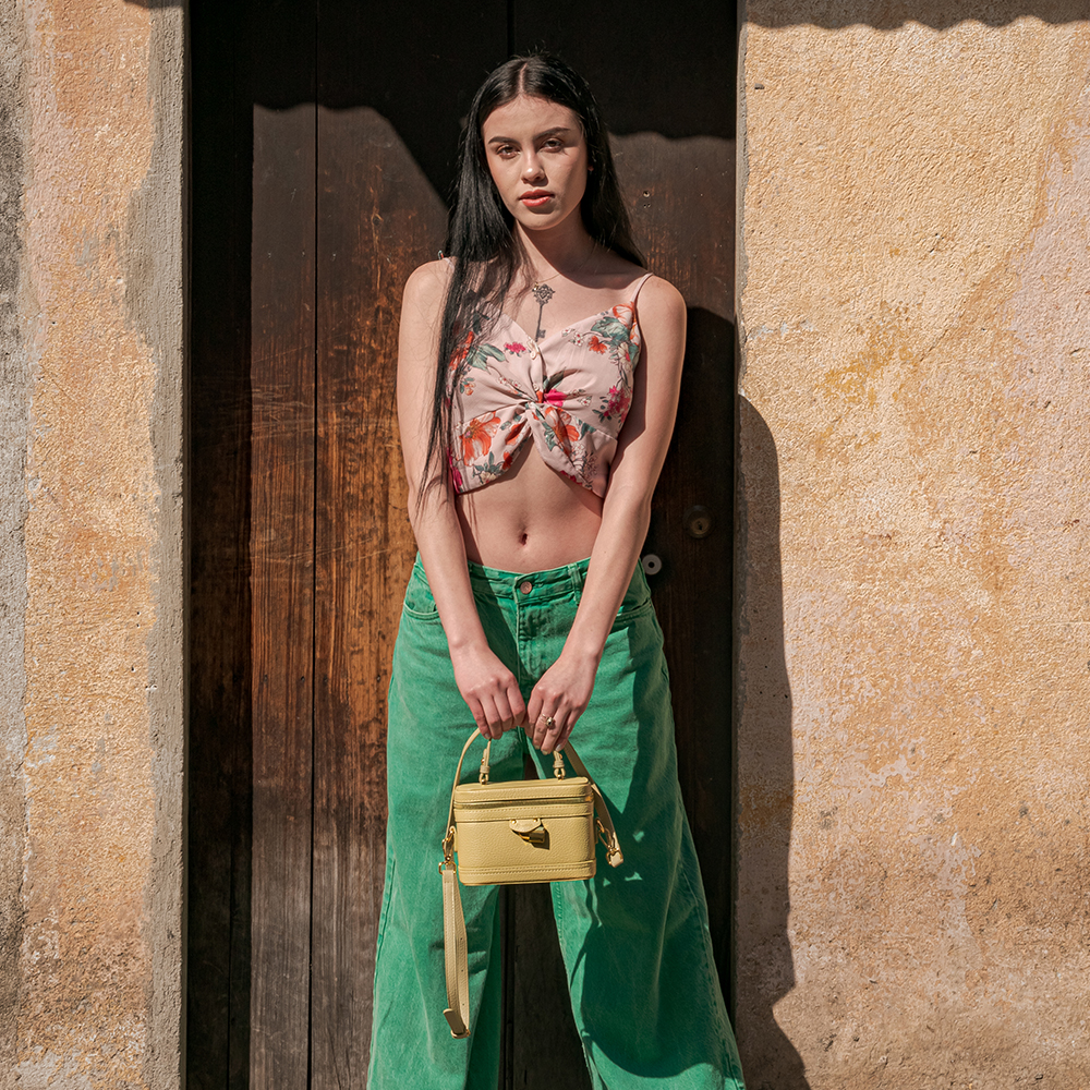 Bolso Madelin Tipo Bandolero Estela Verde