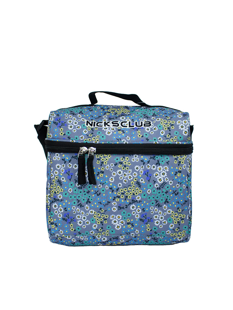Lonchera Nicks Club Pin Floreada Celeste