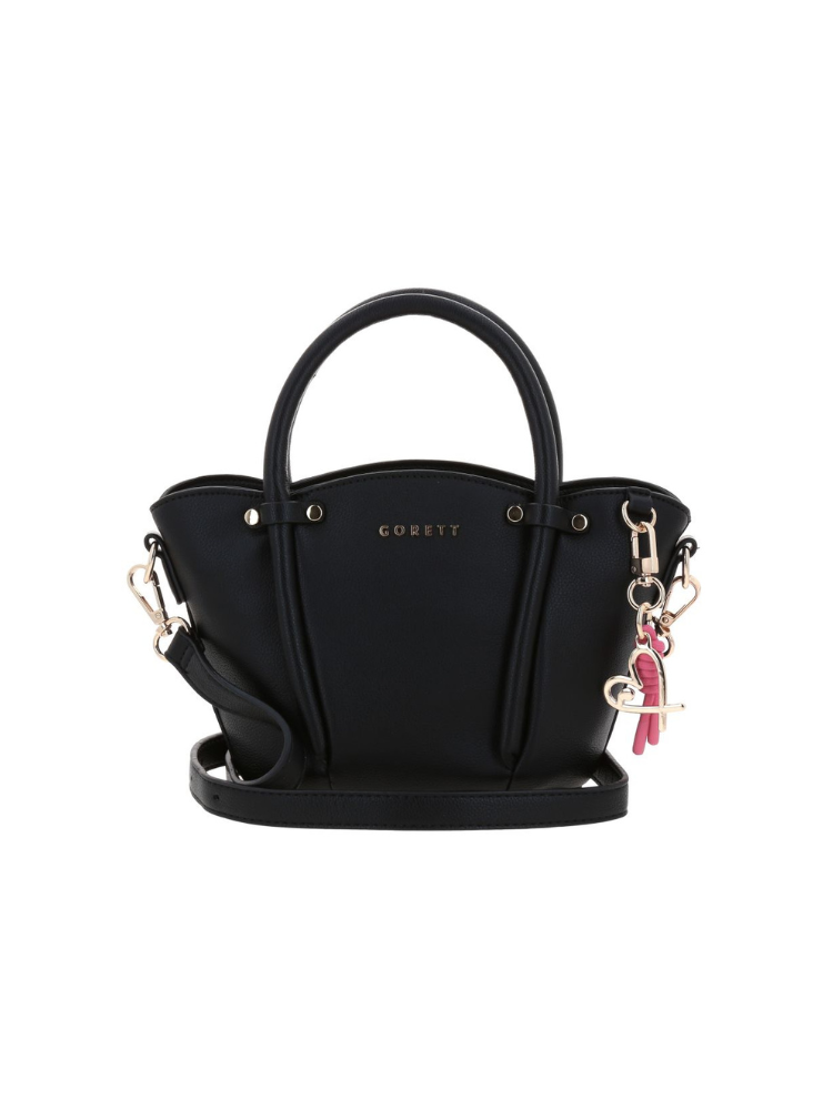Bolso Satchel Negro Gorett Ana
