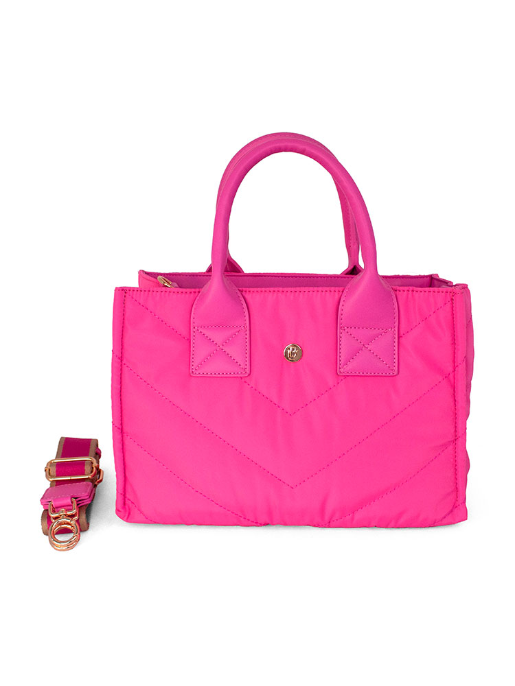 Bolso LB Tipo Satchel Dione Fucsia