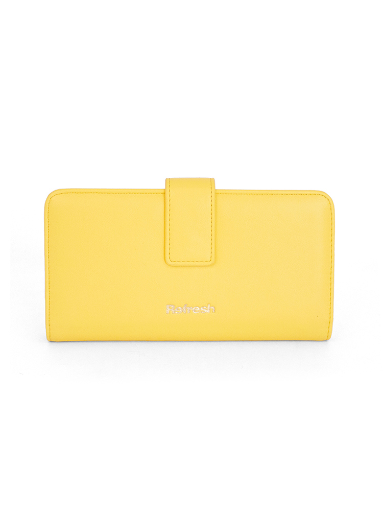 Billetera Grande Refresh Lía Amarillo
