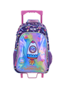 Mochila Chenson Con Ruedas Rosa Happy Girl Vania Bachur Pacia