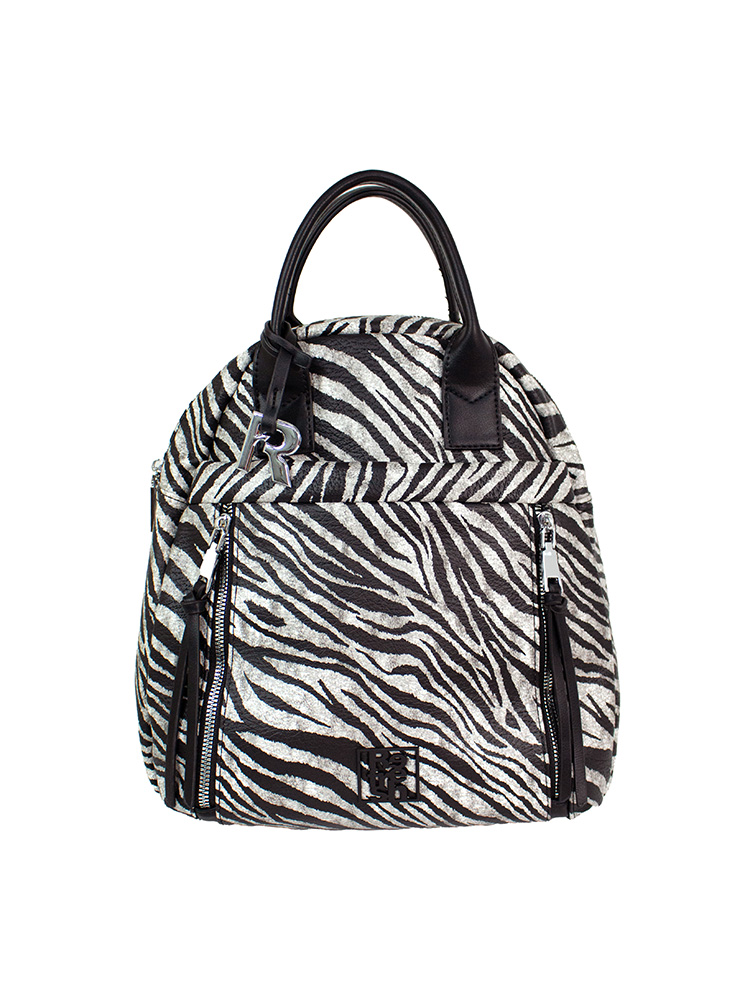 Bolso Tipo Mochila Refresh Loren Cebra