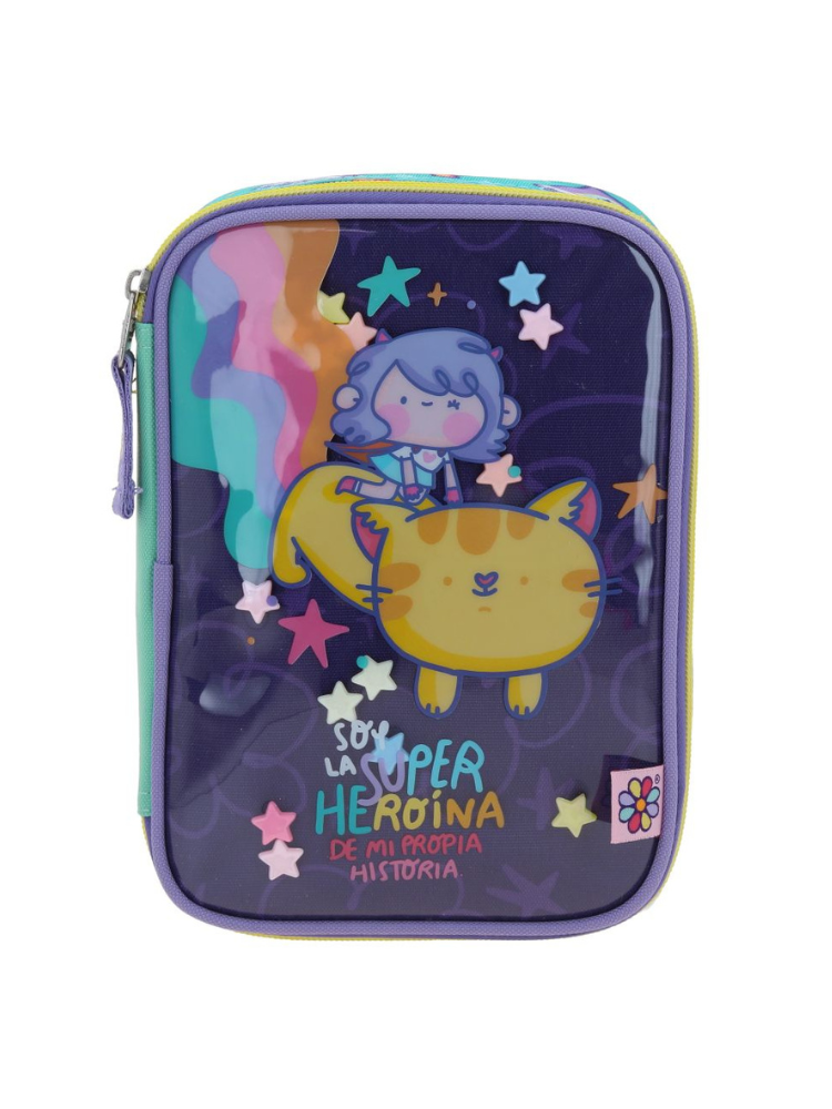 Portalápiz Turquesa Vania Bachur Happy Girl Josed