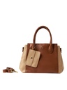 Bolso LB Tipo Satchel Lourdes Café