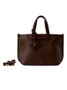 Bolso LB Tipo Satchel Violeta Café