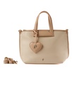 Bolso LB Tipo Satchel Violeta Beige