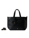 Bolso LB Tipo Satchel Violeta Negro