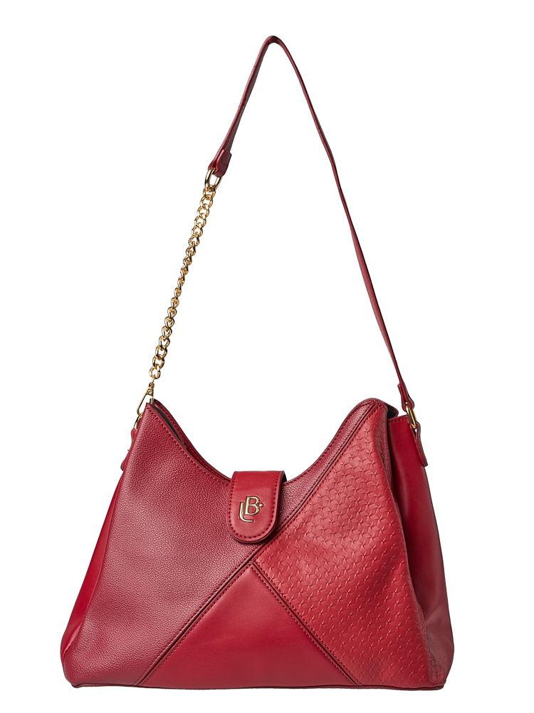 Bolso LB Tipo Hobo Luna Tinto